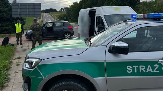 16 osób zatrzymanych na granicy polsko-litewskiej. Straż Graniczna zatrzymała także dwóch organizatorów