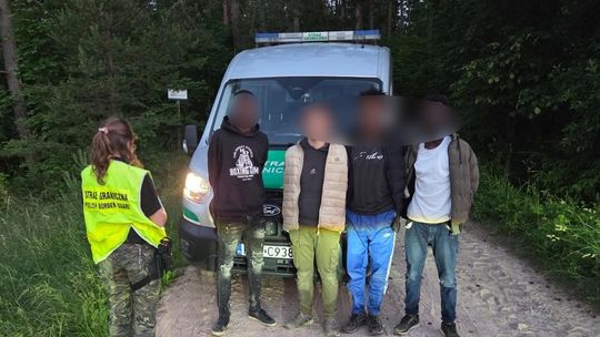 🚨 18 migrantów zatrzymanych przy granicy z Litwą. Interweniowała Straż Graniczna