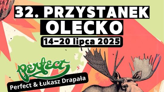 32. Przystanek Olecko już w lipcu! Pełen program warsztatów, koncertów i atrakcji 🎤🥁🎭