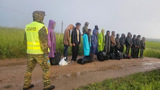45 migrantów zatrzymanych na granicy polsko-litewskiej. Straż Graniczna zatrzymała także organizatorkę przemytu