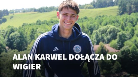 Alan Karwel nowym obrońcą Wigier Suwałki. 19-latek podpisał kontrakt z klubem