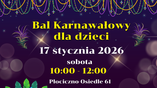 Bal Karnawałowy dla Dzieci w Gminie Suwałki – zaproszenie do wspólnej zabawy