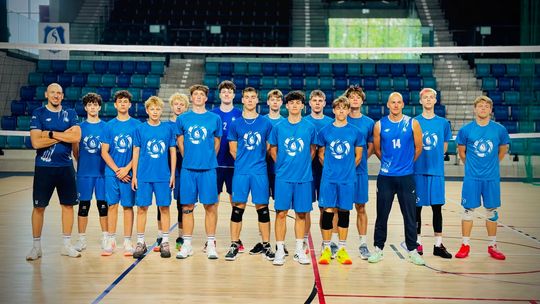 Bartosz Mariański poprowadził trening podczas Ślepsk Malow Suwałki Volley Camp