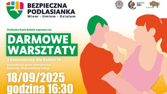 Bezpieczna Podlasianka – bezpłatne warsztaty samoobrony w Suwałkach 👊