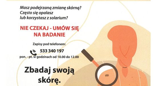 🏥 Bezpłatne badania w kierunku raka skóry w Szpitalu Wojewódzkim w Suwałkach 🌞