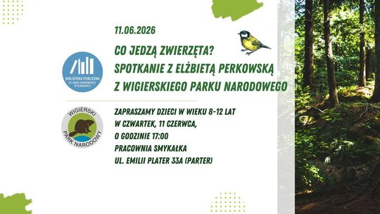 🌿📚 Biblioteczny Klub Przyrodnika zaprasza młodych odkrywców natury! Spotkanie już 11 czerwca w Suwałkach