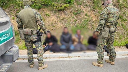 Czterech obywateli Somalii zatrzymanych przy granicy polsko-litewskiej