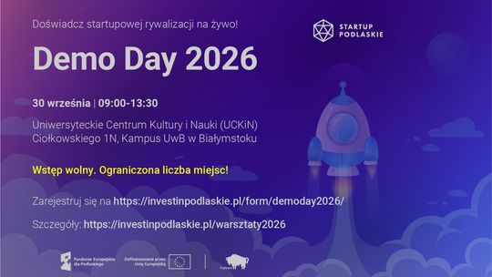 Demo Day 2026 w Białymstoku. 12 startupów powalczy o wyjazd na Slush