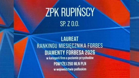 Diamenty Forbesa 2026 dla ZPK Rupińscy i Natrix Diamenty Forbesa 2026 dla ZPK Rupińscy i Natrix