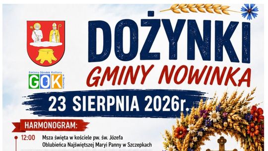 Dożynki Gminy Nowinka i Wyścigi Kosiarek. 23 sierpnia wielka zabawa w Szczepkach