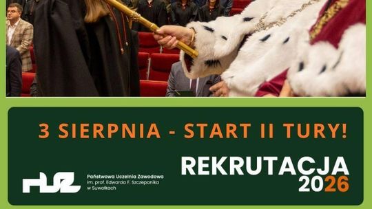 Druga tura rekrutacji na studia w Suwałkach. Są jeszcze wolne miejsca!