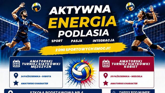 Dwa dni sportowych emocji w Suwałkach. Amatorski turniej siatkówki kobiet i mężczyzn