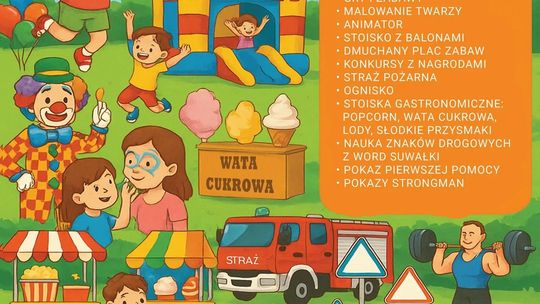 🎉 Dzień Dziecka w Zielonym Kamedulskim! Biały Miś, siłacze i moc atrakcji! 🐻💪🍭