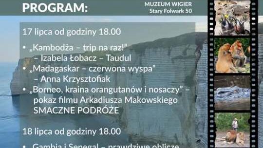 Festiwal Podróżniczy nad Wigrami już w ten weekend. Egzotyczne opowieści i filmy z całego świata