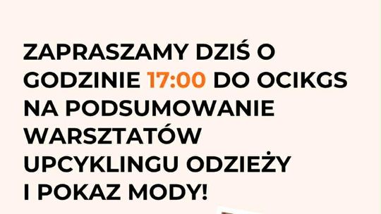 Finał warsztatów upcyklingu odzieży w Płocicznie-Tartak Finał warsztatów upcyklingu odzieży w Płocicznie-Tartak