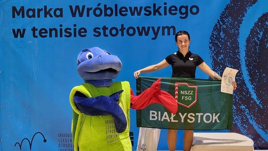 Funkcjonariuszka Straży Granicznej z medalem. Dwa turnieje w Krakowie