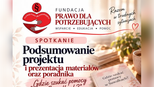Gdzie szukać pomocy w Suwałkach? Fundacja zaprasza na spotkanie