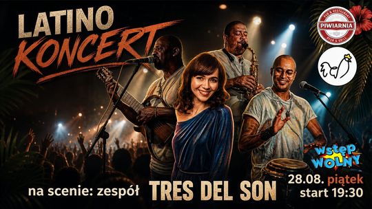 Gorące rytmy latino na Chłodnej! Przed suwalską publicznością koncert TRES DEL SON