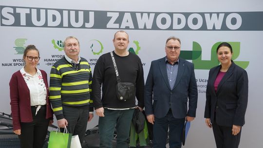 Goście z Łotwy odwiedzili suwalską uczelnię. Rozmowy o współpracy międzynarodowej