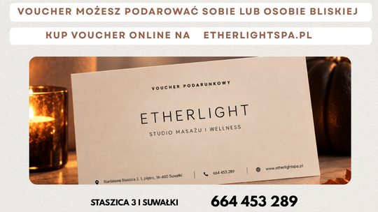 Halloweenowa promocja na masaże w Suwałkach. Sprawdź ofertę Etherlight Studio Masażu i Wellness