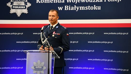 Inspektor Mariusz Kryszkowski nowym Komendantem Wojewódzkim Policji w Białymstoku