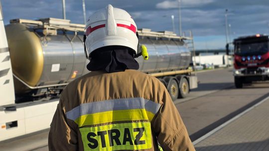 Interwencja OSP Szypliszki przy MOP Budzisko