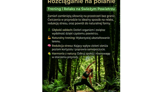 Jesienne „Rozciąganie na polanie”. Spotkanie w Krzywem już 10 października