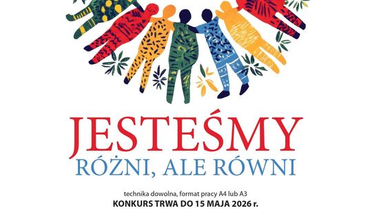 „Jesteśmy różni, ale równi”. Rusza konkurs plastyczny dla uczniów „Jesteśmy różni, ale równi”. Rusza konkurs plastyczny dla uczniów
