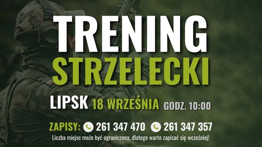 Już jutro zajęcia strzeleckie w Lipsku. Udział jest bezpłatny