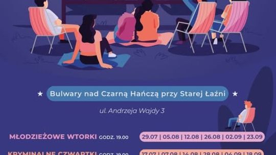 Kino na Bulwarach 2025 – letnie seanse pod chmurką w Suwałkach! 🌙🎥