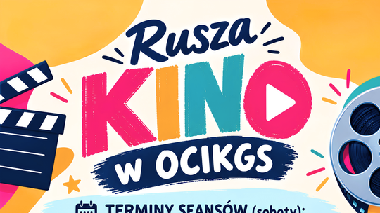 Kino rusza w OCiKGS! Filmowe soboty dla dzieci i dorosłych. Wstęp wolny