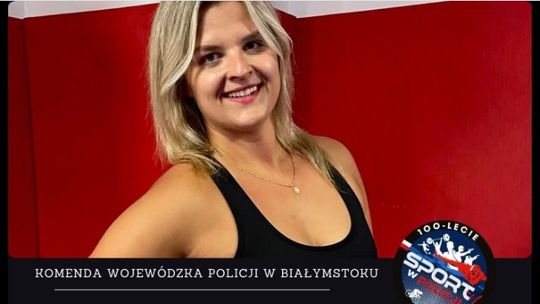 Kolejna suwalska policjantka w plebiscycie na Najpopularniejszego Sportowca Policji. Natalia Szczytko z sukcesami w pływaniu