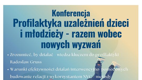 🧠 Konferencja „Profilaktyka uzależnień dzieci i młodzieży – razem wobec nowych wyzwań” już 28 października w Suwałkach