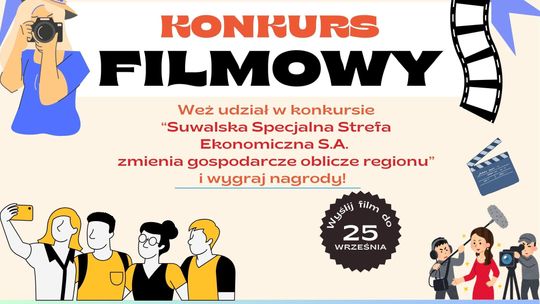 🎬 Konkurs filmowy dla uczniów techników i szkół branżowych – pokaż, jak SSSE zmienia region!
