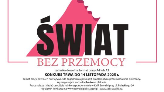 🎨 Konkurs plastyczny „Świat bez przemocy” – pokaż, że dobro ma siłę! 💙