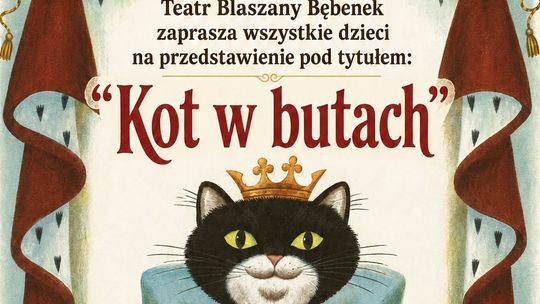 "Kot w butach" już jutro w Sejnach. Bezpłatny spektakl dla najmłodszych