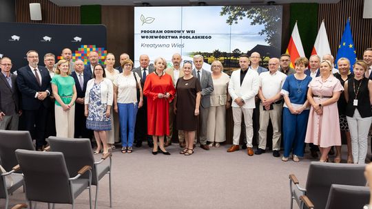 Kreatywna wieś wspiera podlaskie sołectwa. Kolejne umowy na rozwój lokalnych przestrzeni