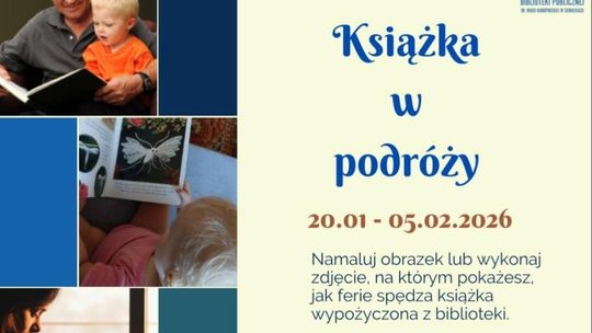 „Książka w podróży” – biblioteka w Suwałkach zaprasza do udziału w konkursie