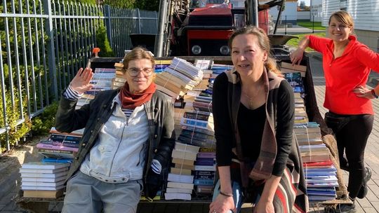 Książki wracają do biblioteki w Wiżajnach! Odnowiona siedziba coraz bliżej otwarcia