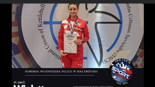 Łączy służbę z pasją do sportu. Teraz potrzebuje głosów mieszkańców