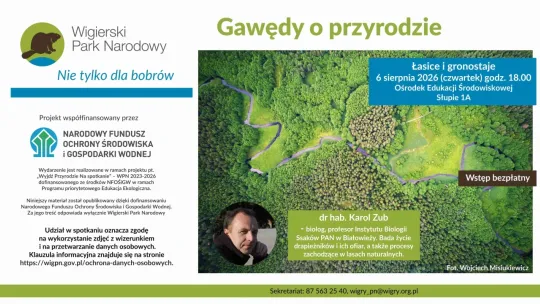 Łasice i gronostaje bohaterami kolejnych Gawęd o Przyrodzie. WPN zaprasza na spotkanie z naukowcem