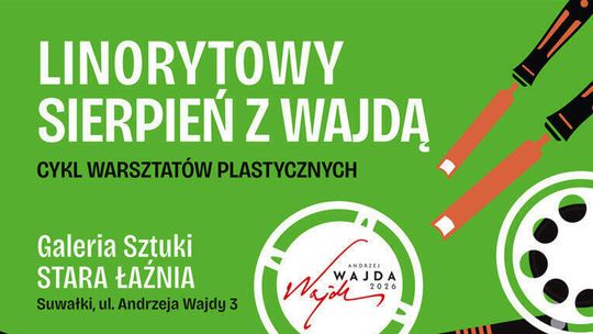 Linorytowy Sierpień z Wajdą. Rodzinne warsztaty tworzenia autorskich pocztówek w Suwałkach