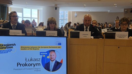 Łukasz Prokorym w Parlamencie Europejskim. 149 regionów o przyszłości unijnych funduszy