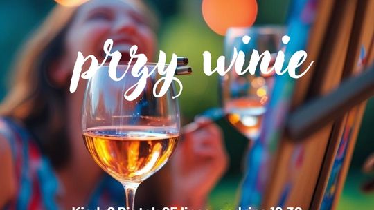 🎨 Malowanie przy winie – wyjątkowy wieczór ze sztuką i muzyką na żywo! 🍷🎷