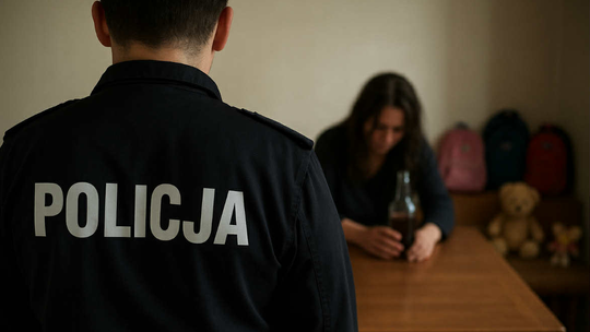 🚨 Miała prawie 2 promile i trójkę dzieci pod opieką. Interweniowali suwalscy policjanci