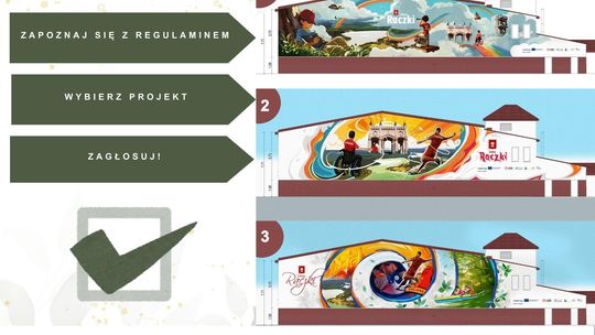 Mieszkańcy zdecydują o muralu w Raczkach