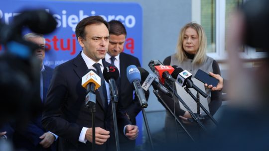 Minister Andrzej Domański z wizytą w Suwałkach