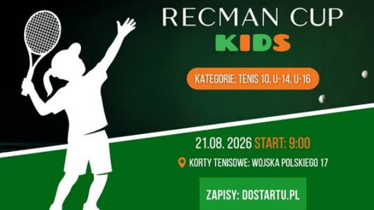 Młodzi tenisiści, czas na Was! Ruszyły zapisy na Recman Cup KIDS 2026 🎾