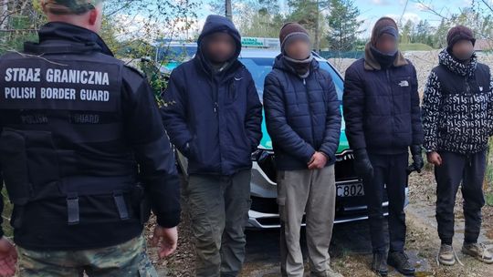 Nielegalnie przekroczyli granicę. Interwencja Straży Granicznej w Rutce-Tartak