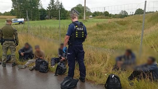 Nielegalnie przekroczyli granicę z Litwy do Polski. Straż Graniczna zatrzymała sześciu cudzoziemców